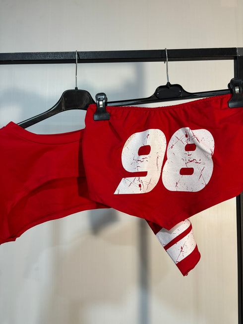 TOP CON MAGLIA '98'