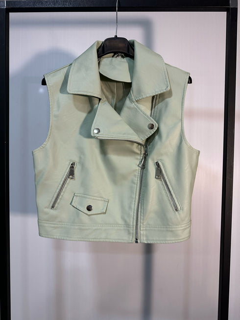 GILET IN ECOPELLE G97