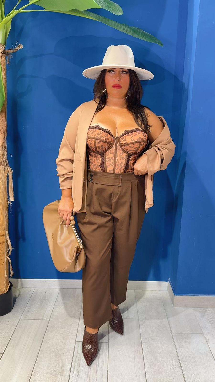 CORSETTO ANIMALIER CURVY