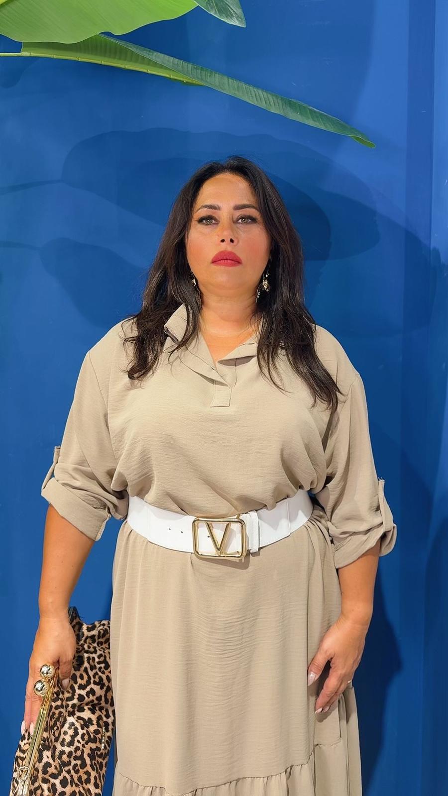 ABITO A CAMICIA COMFY CURVY