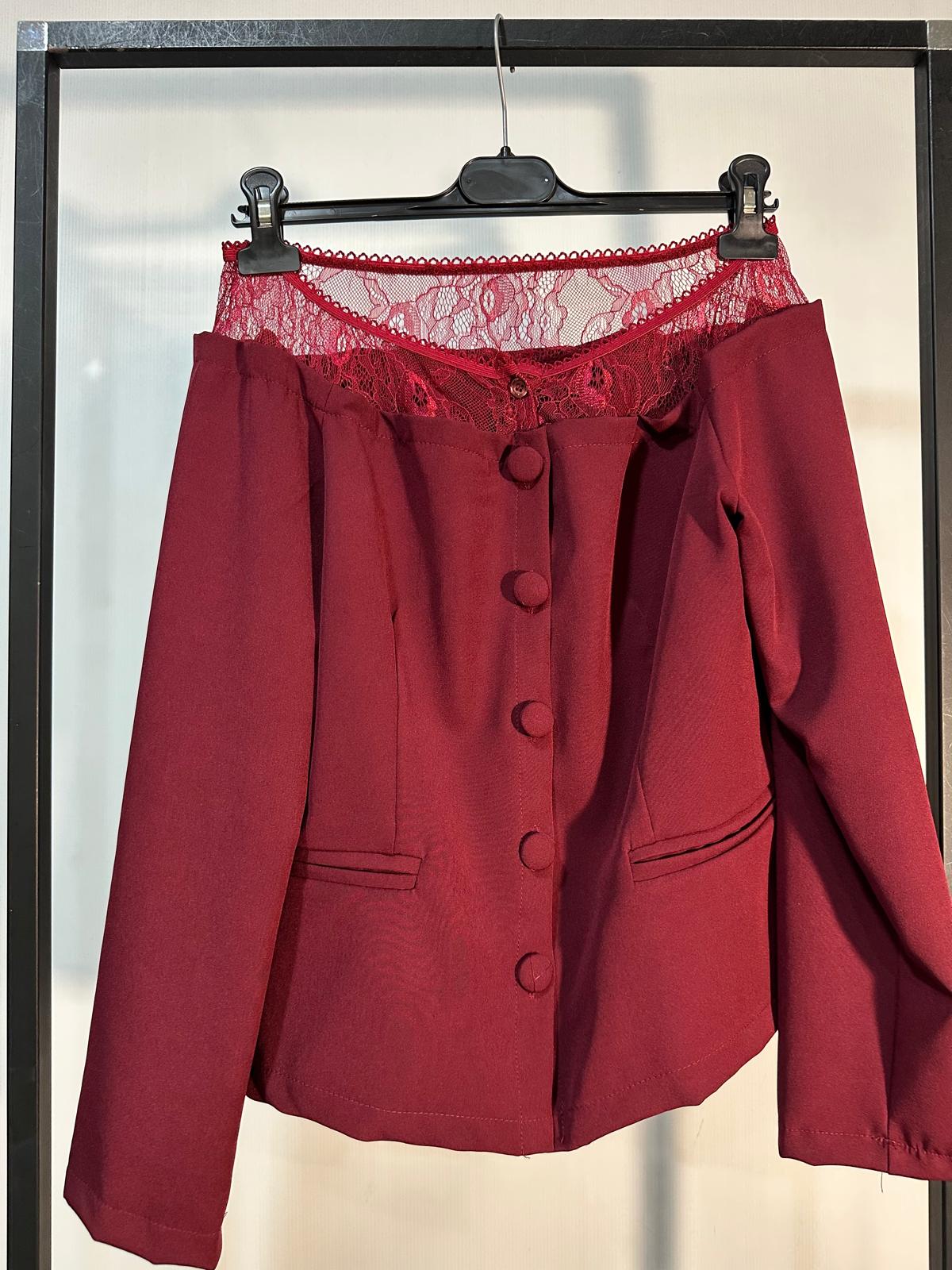 MAGLIA CON MERLETTO