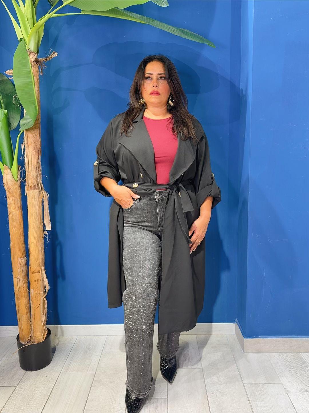 TRENCH LONG CURVY