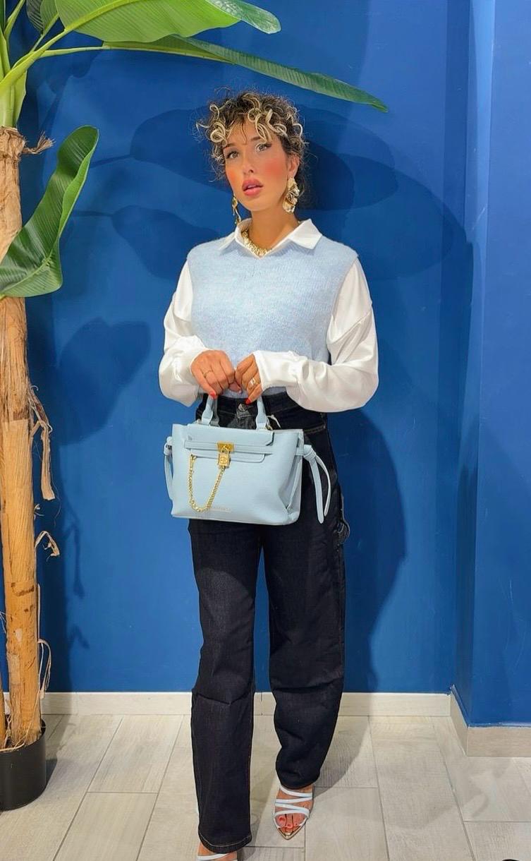 GILET IN LANA RASATA