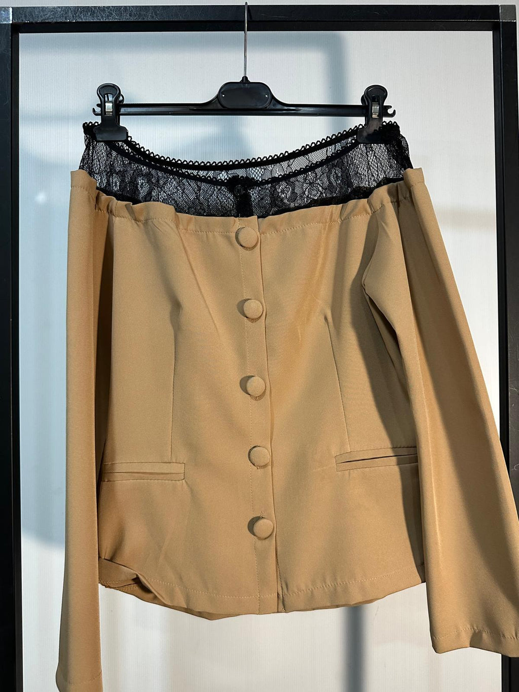 MAGLIA CON MERLETTO