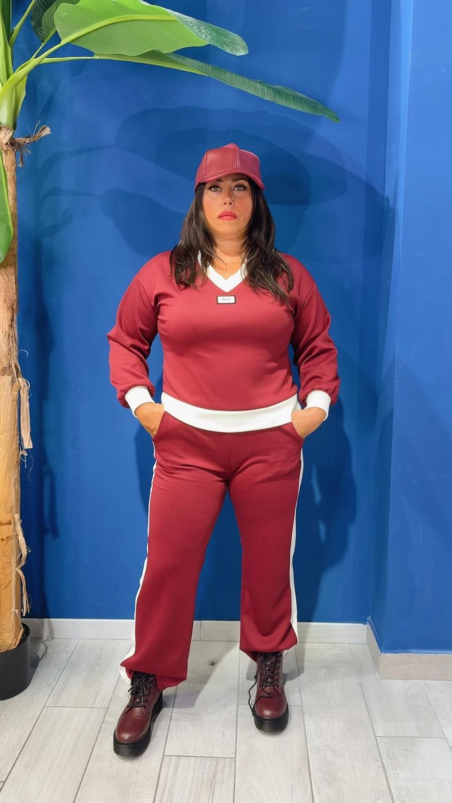 TUTA MIN CON SCOLLO A V SLIM E CURVY