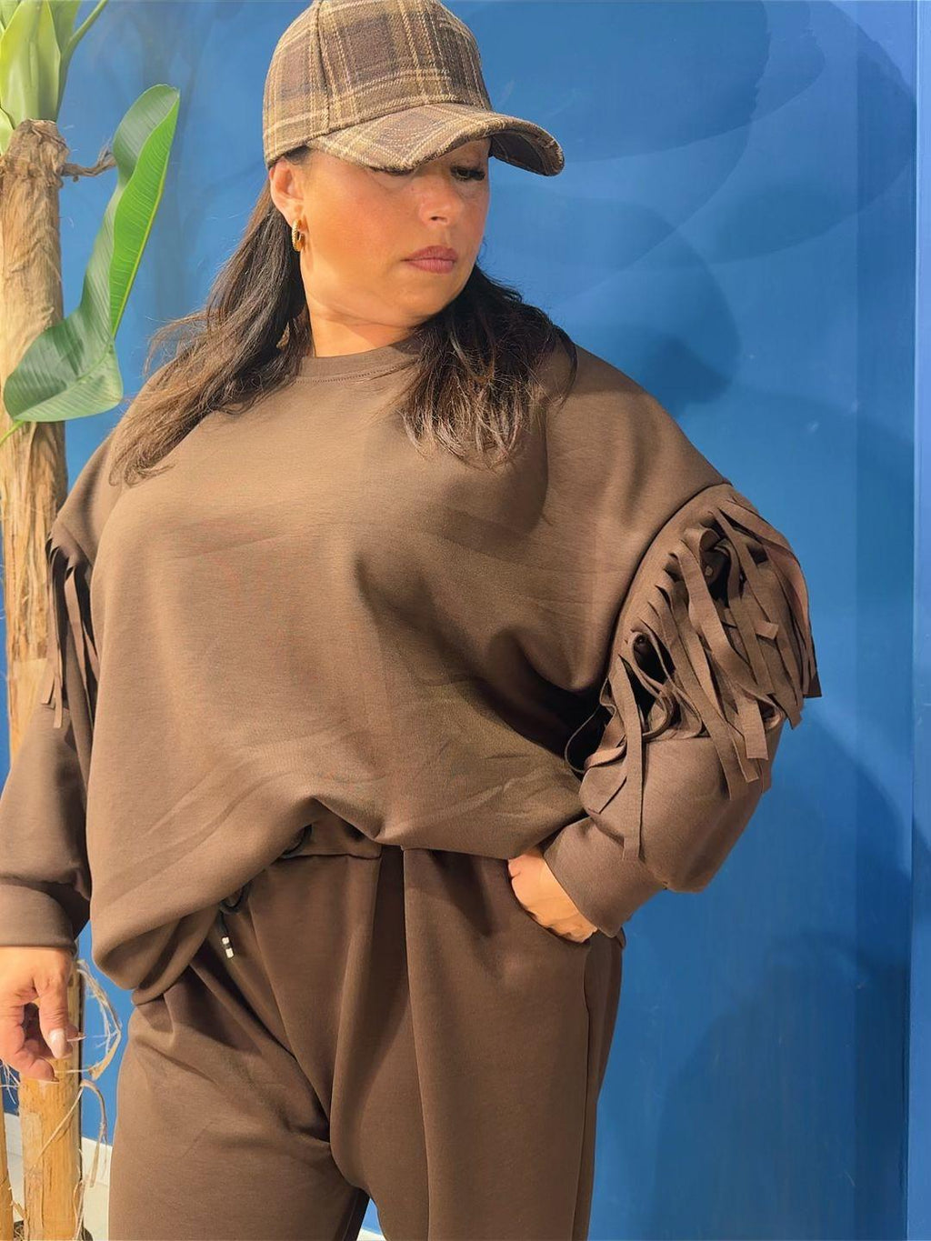 TUTA CURVY CON FRANGE