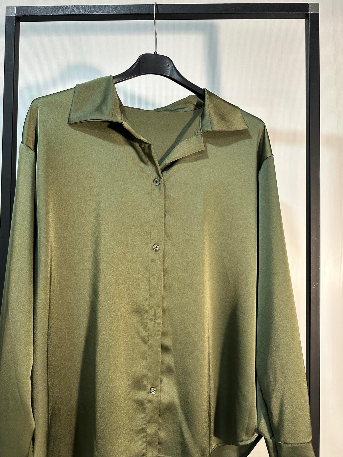 CAMICIA SIMIL RASO CURVY