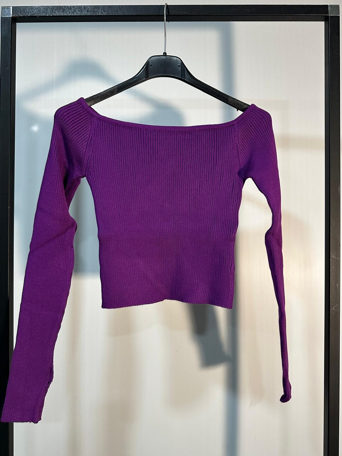 MAGLIA A COSTINE SCOLLO A BARCA 1891