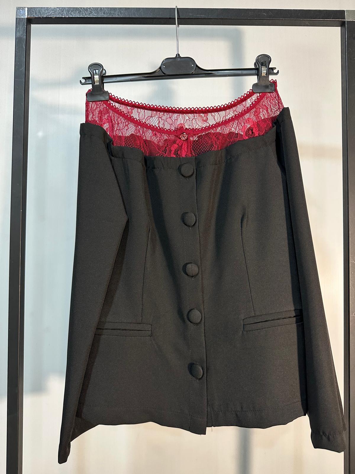 MAGLIA CON MERLETTO