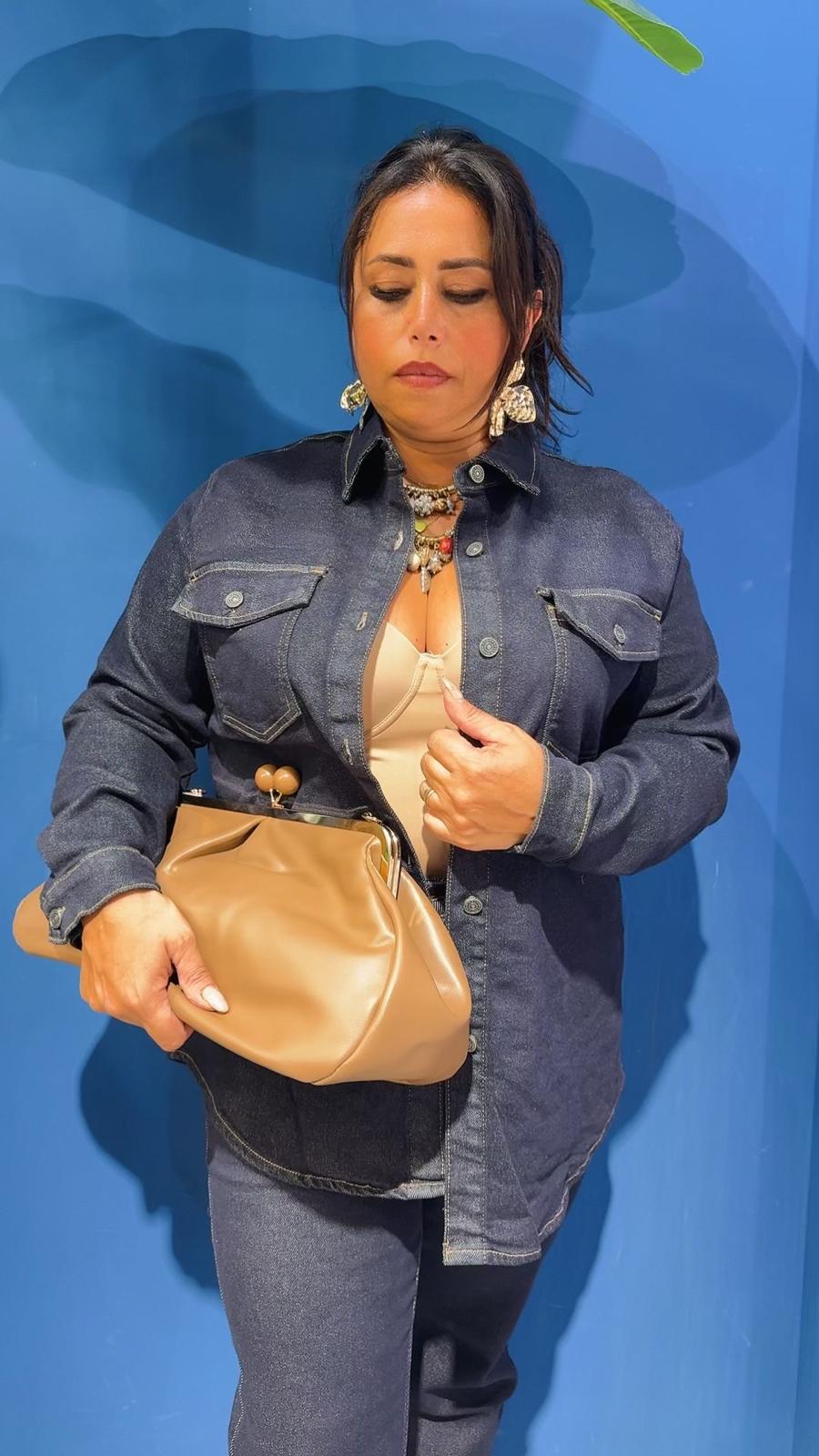 CAMICIA IN DENIM CURVY 6856