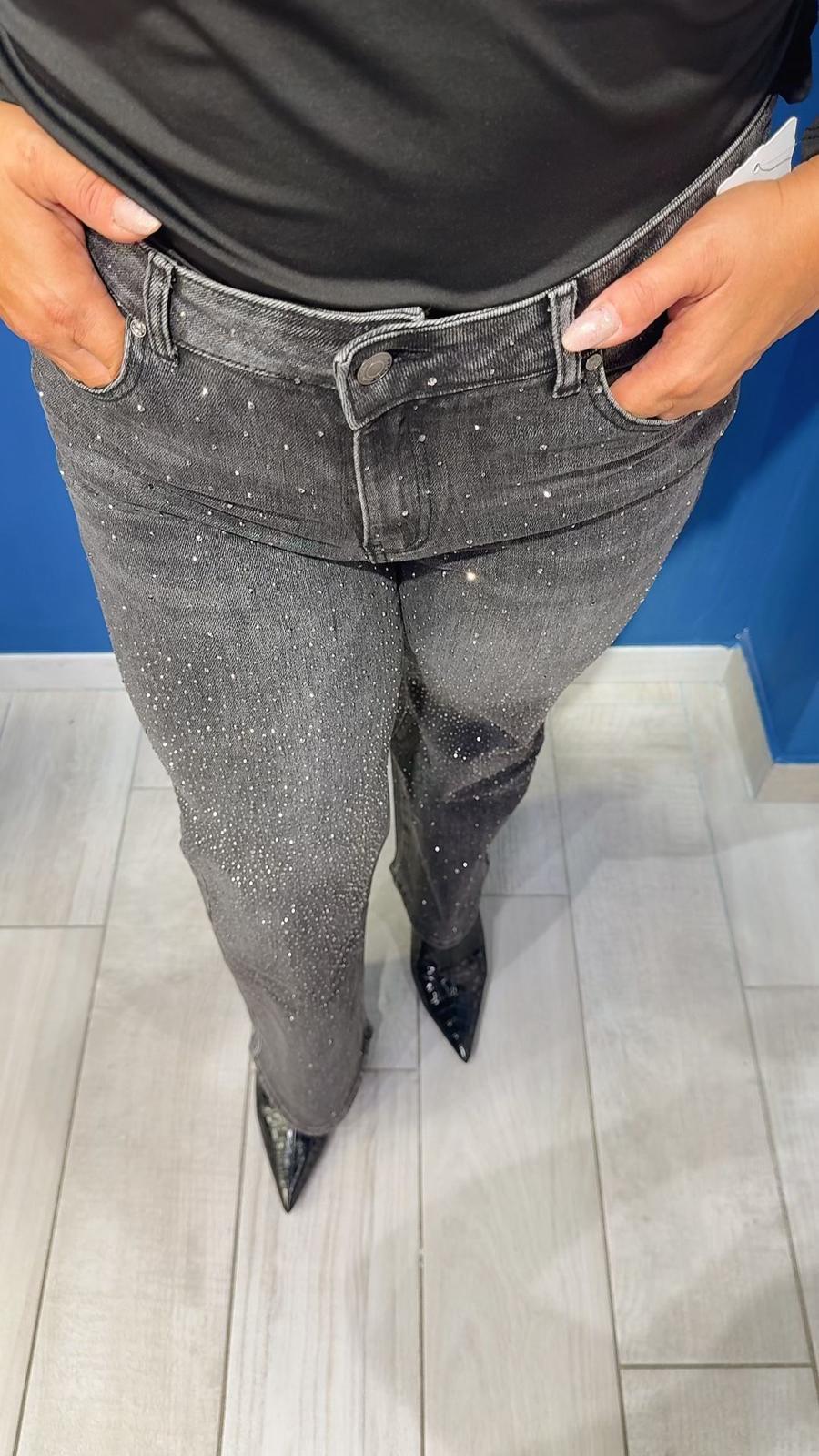 JEANS GREY LUXURY CURVY CS9010