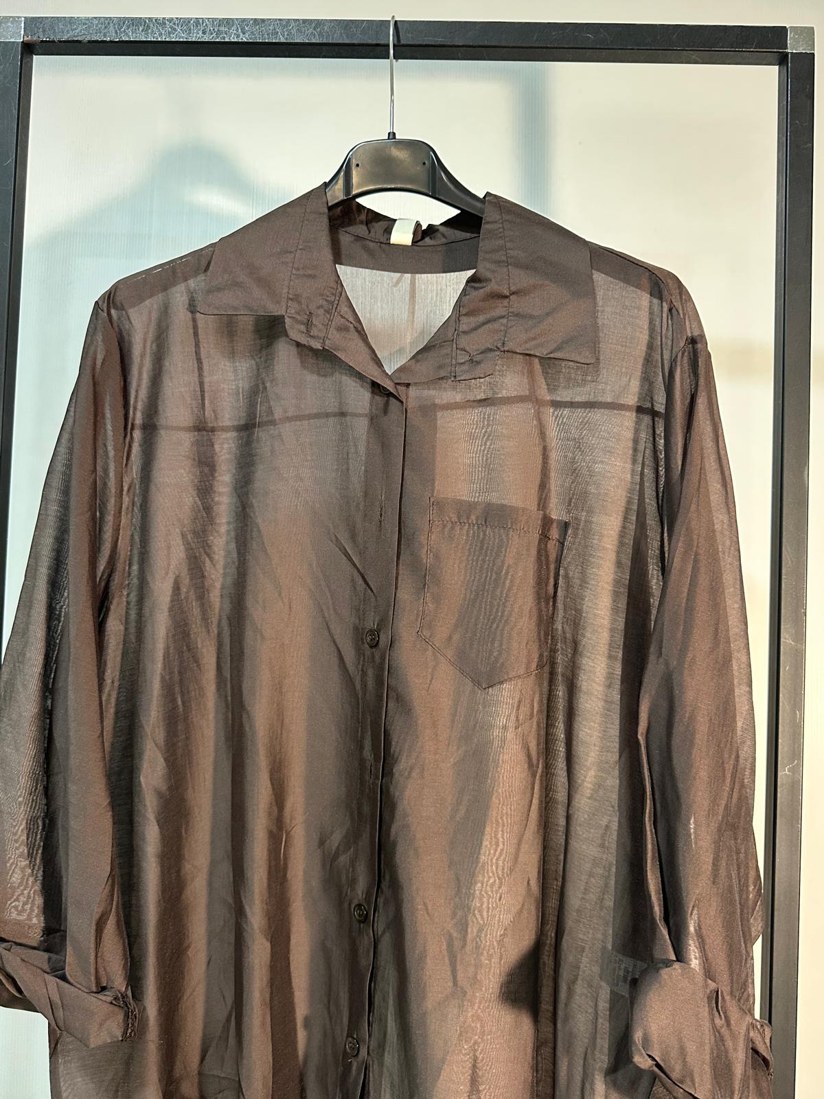 CAMICIA CON FIOCCHETTI SUL RETRO CURVY
