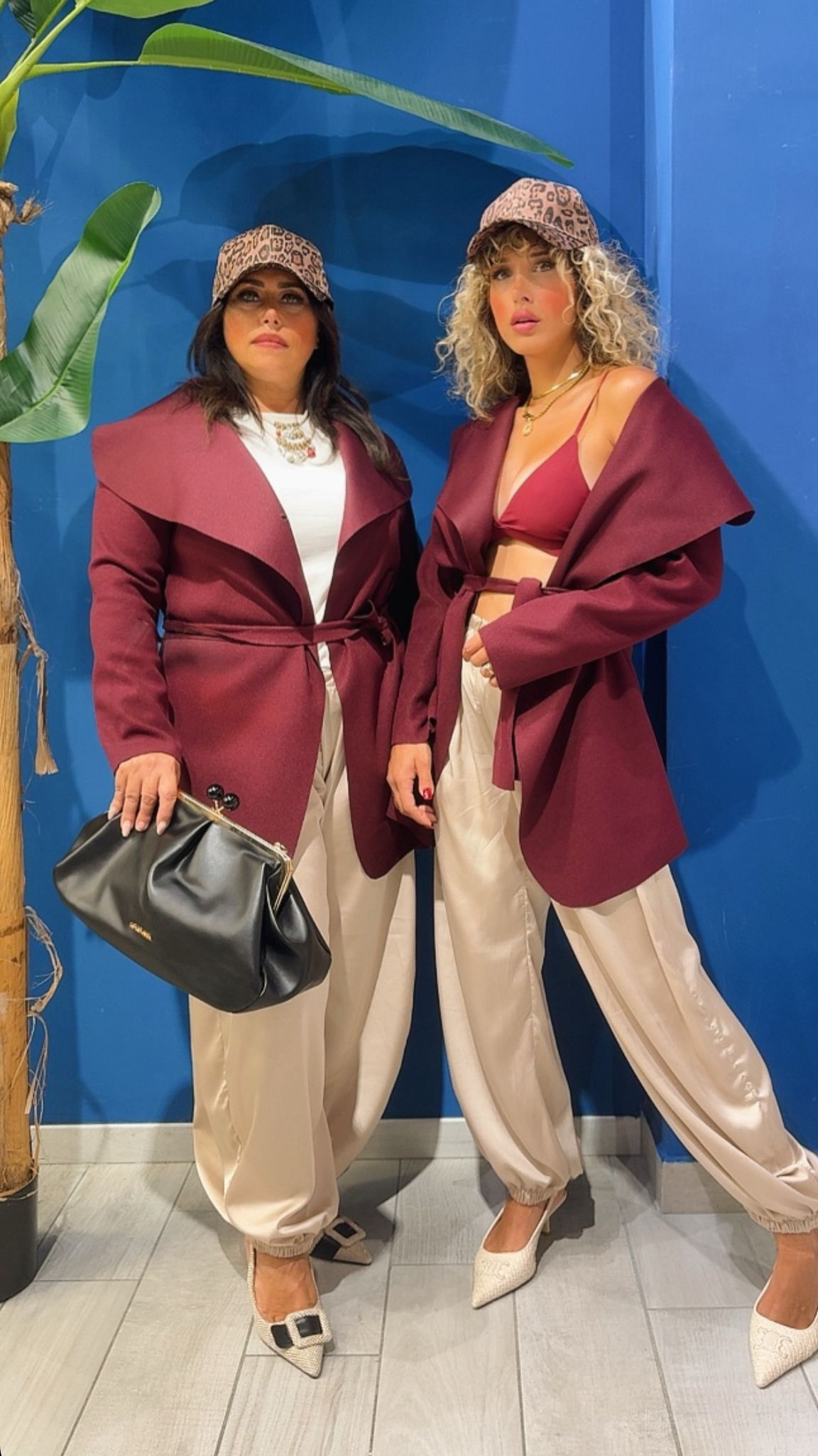 PANTALONE SIMIL RASO CON ELASTICO ALLA CAVIGLIA  CURVY E SLIM