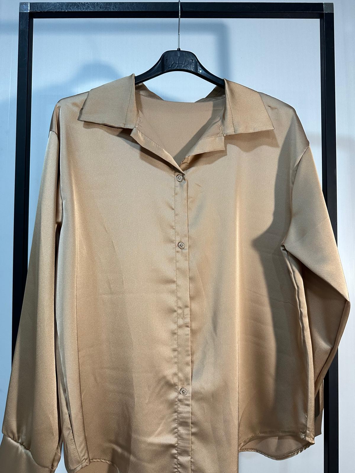 CAMICIA SIMIL RASO CURVY