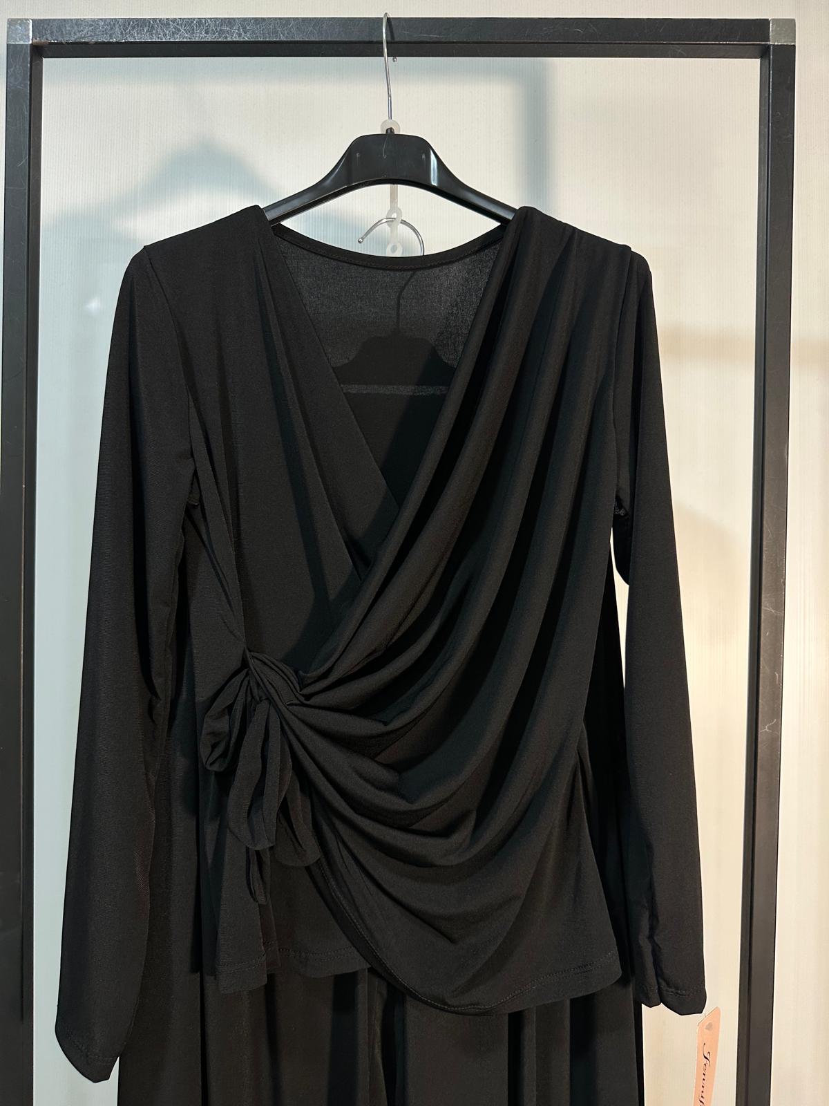 COORDINATO CON DRAPPEGGIO LATERALE SLIM E CURVY