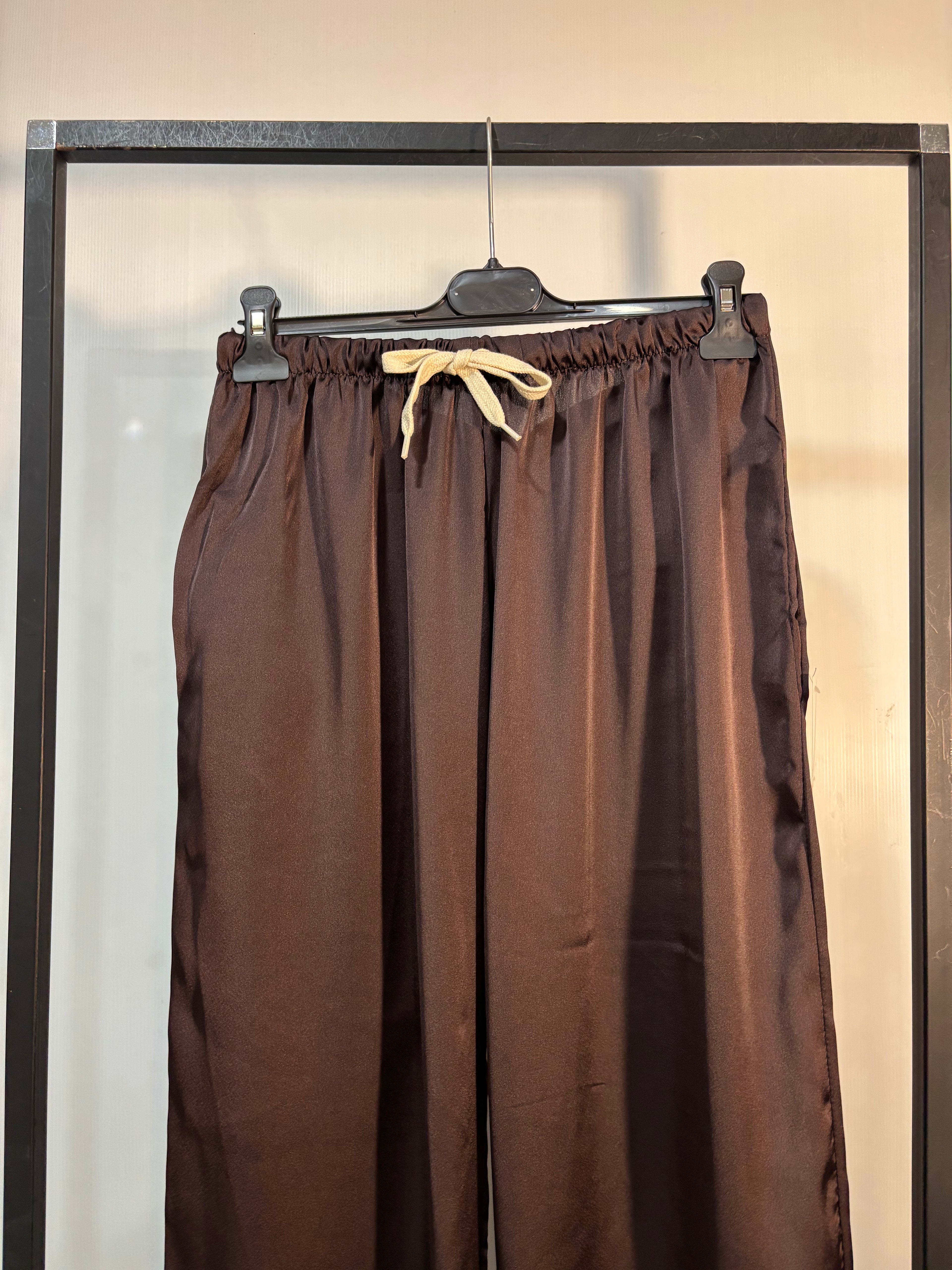 PANTALONE SIMIL RASO CON LACCIO