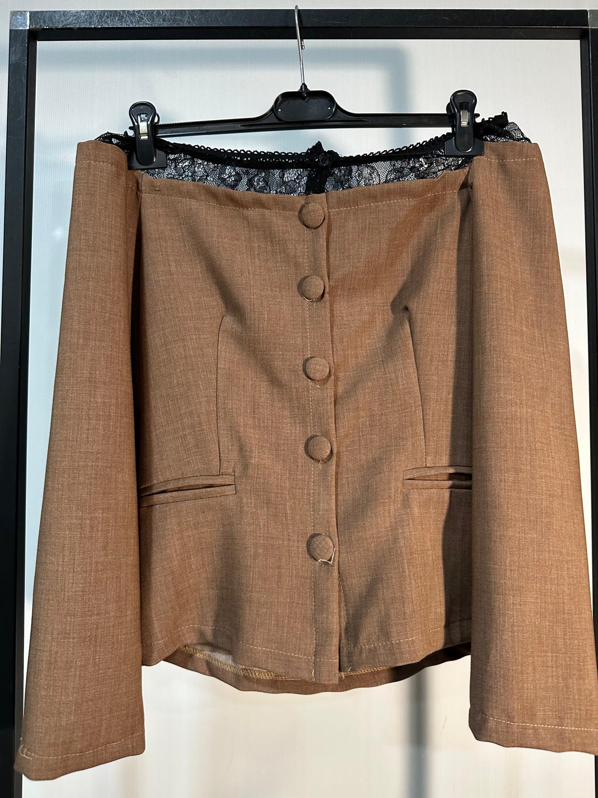 MAGLIA CON MERLETTO