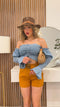 TOP IN DENIM 10388