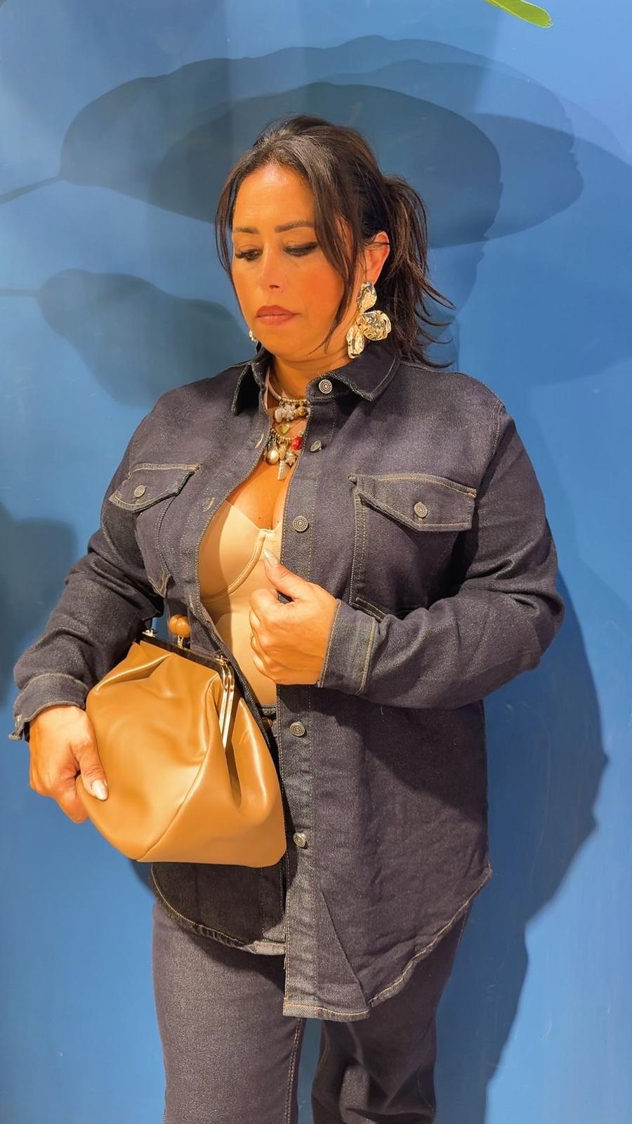 CAMICIA IN DENIM CURVY 6856