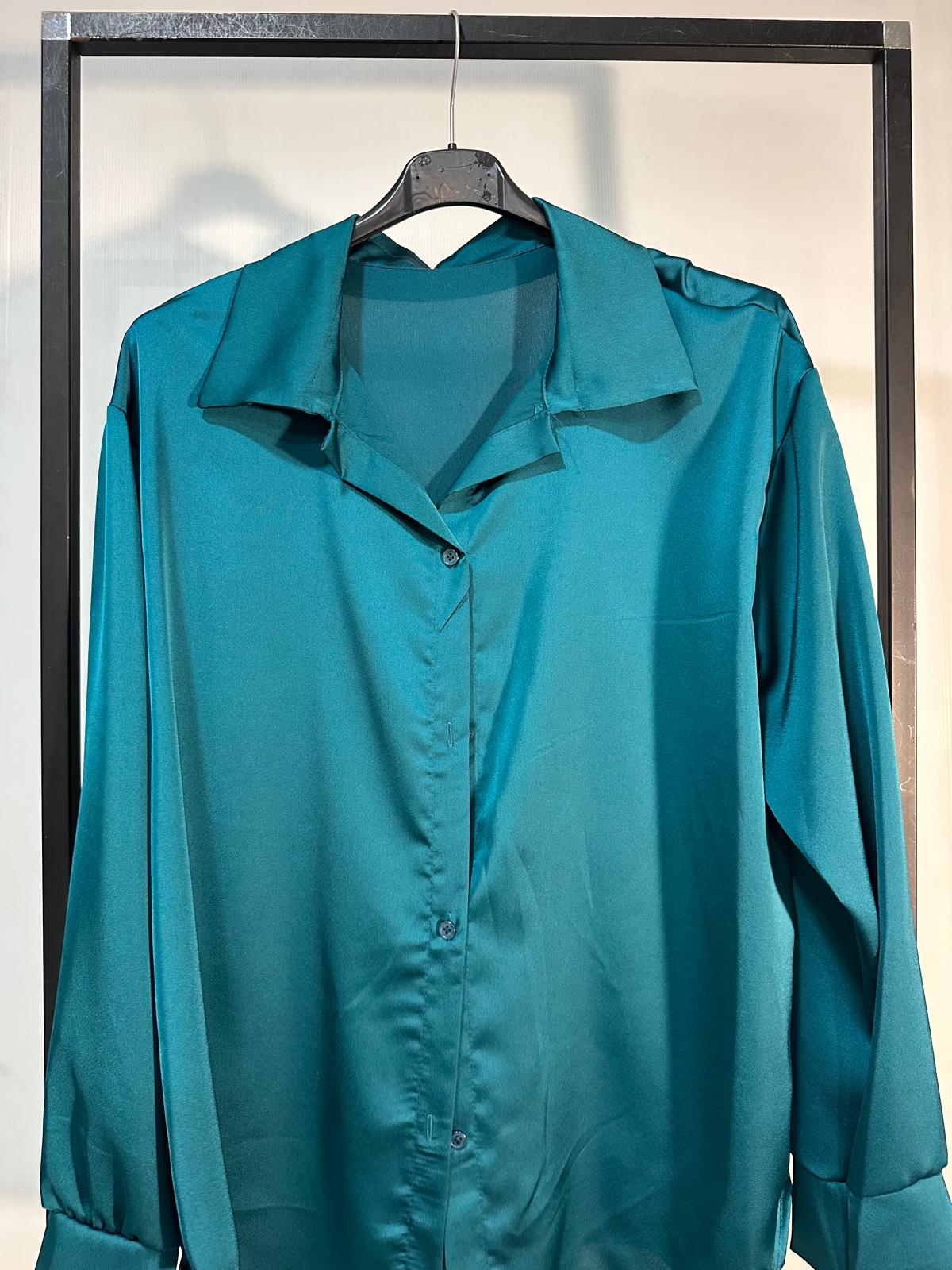 CAMICIA SIMIL RASO CURVY