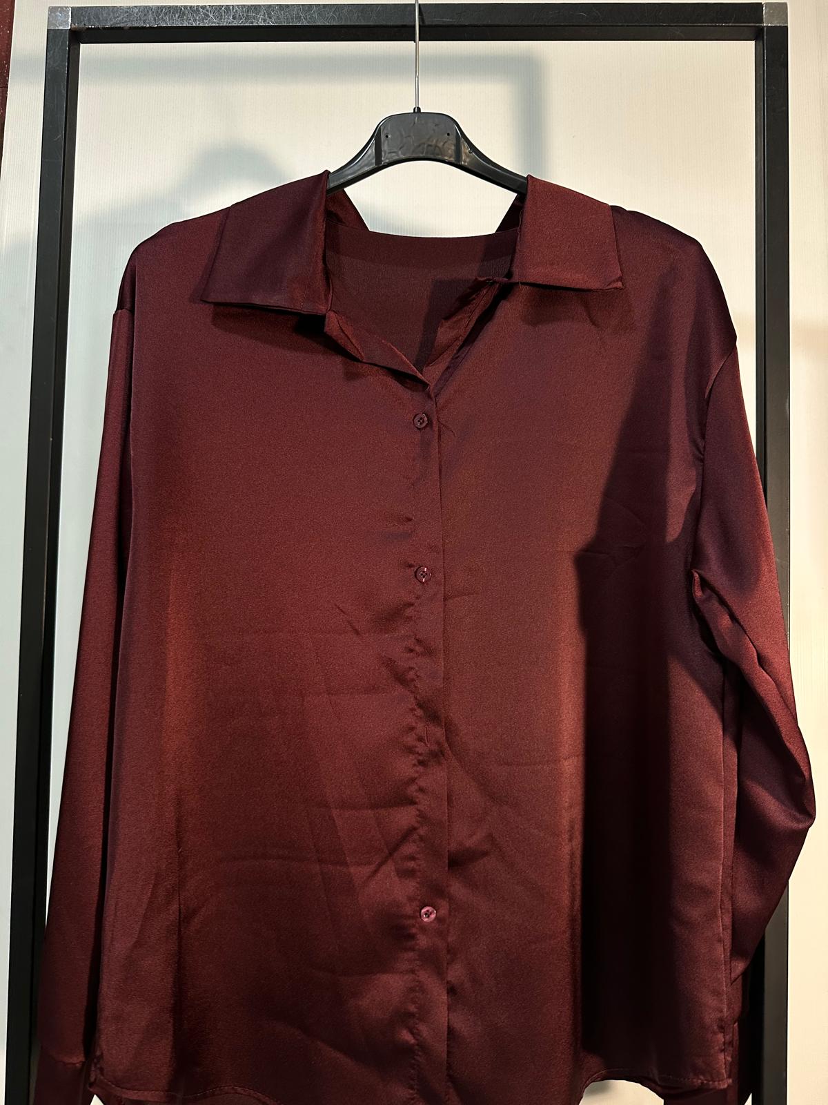 CAMICIA SIMIL RASO CURVY