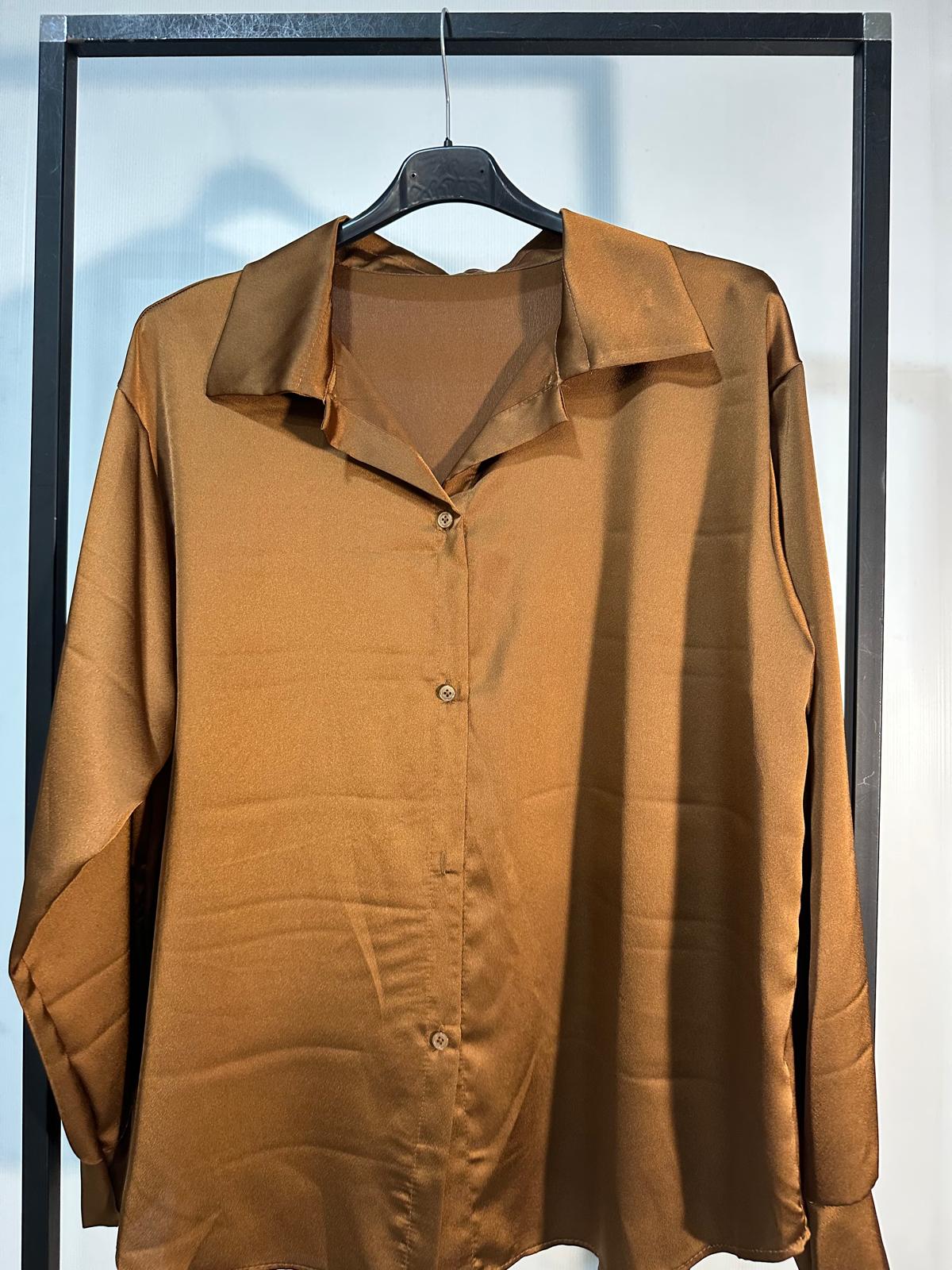 CAMICIA SIMIL RASO CURVY