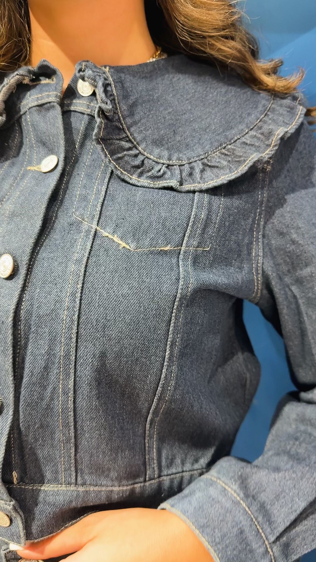 COORDINATO IN DENIM BABY