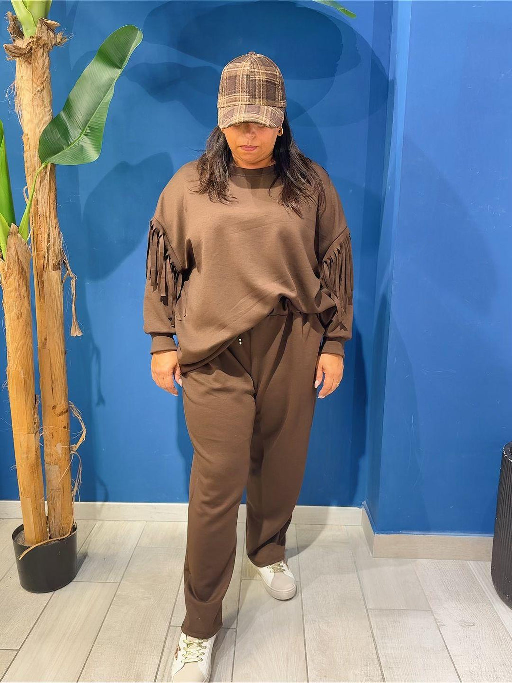 TUTA CURVY CON FRANGE