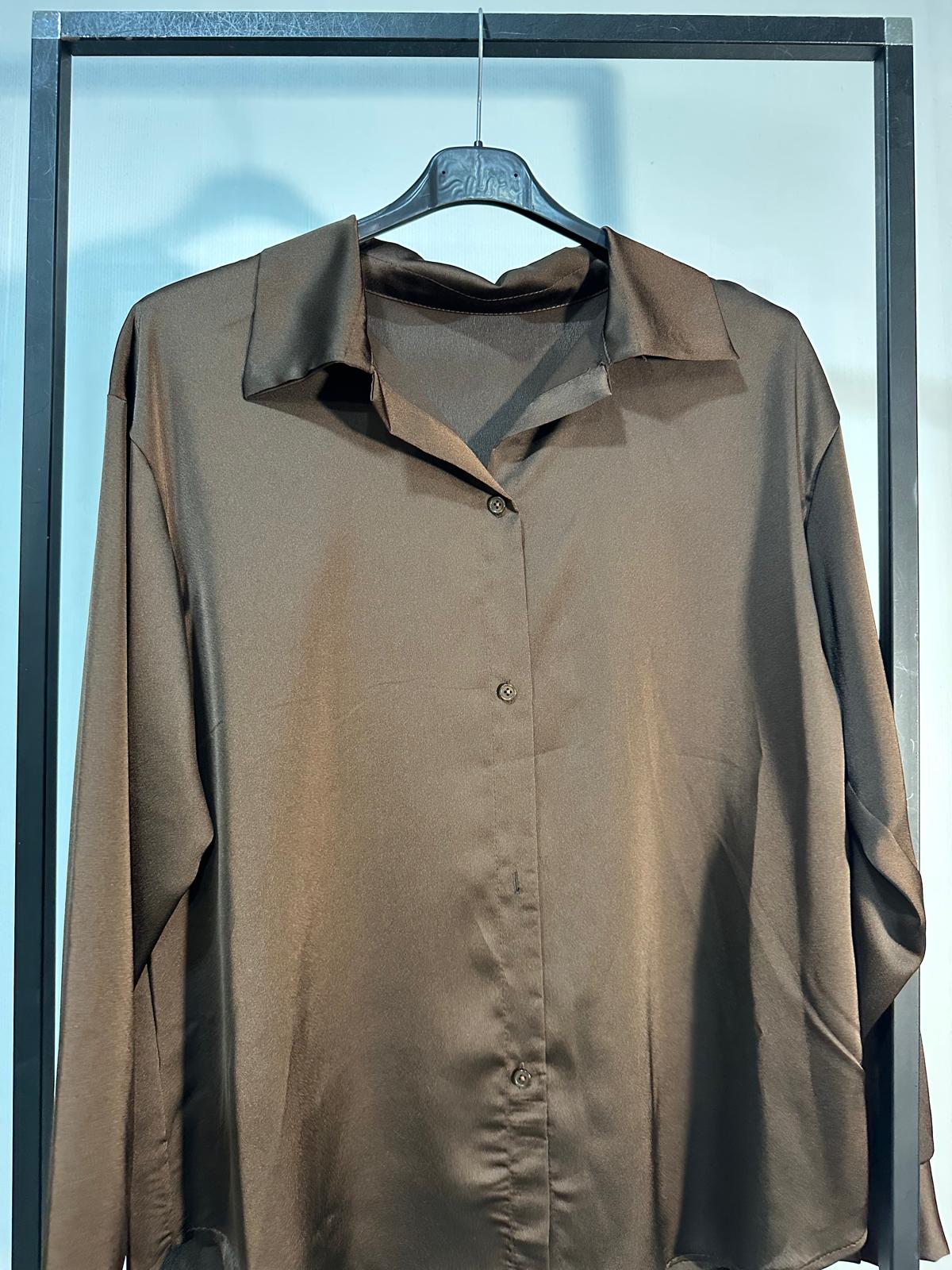 CAMICIA SIMIL RASO CURVY