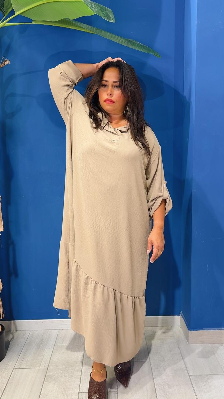 ABITO A CAMICIA COMFY CURVY